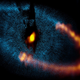 Image for article titled Two Earth-sized planets hold together the massive ring around this star